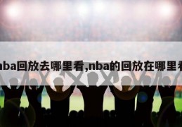 nba回放去哪里看,nba的回放在哪里看