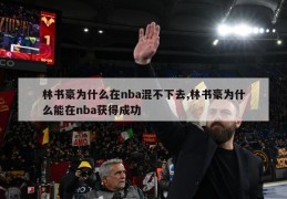 林书豪为什么在nba混不下去,林书豪为什么能在nba获得成功